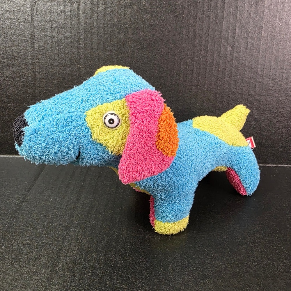 Douglas Cuddle Toys Multi-Color Patchwork Dog Plush Stuffed Animal 2506.1 2009